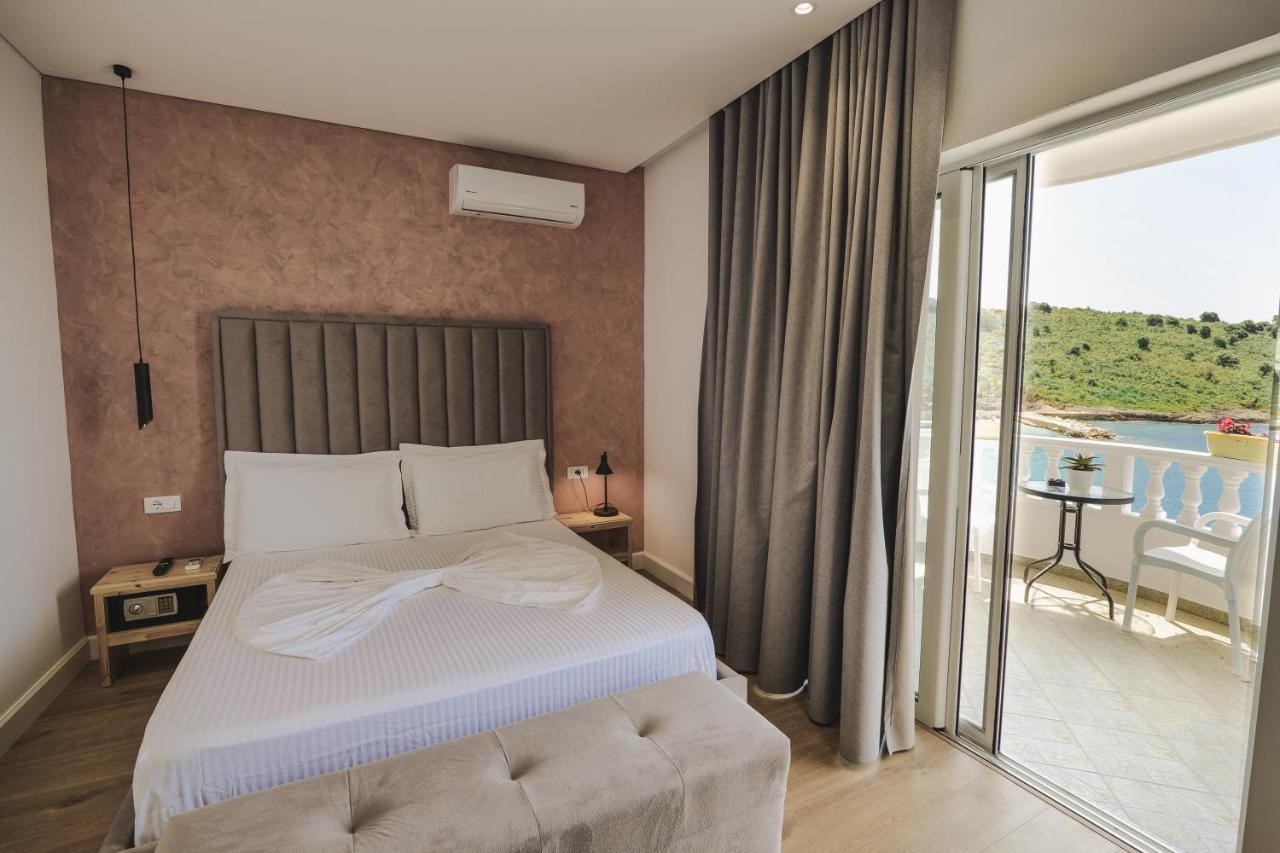 Luxury Villa Alisja Sarande With Private Beach Екстериор снимка