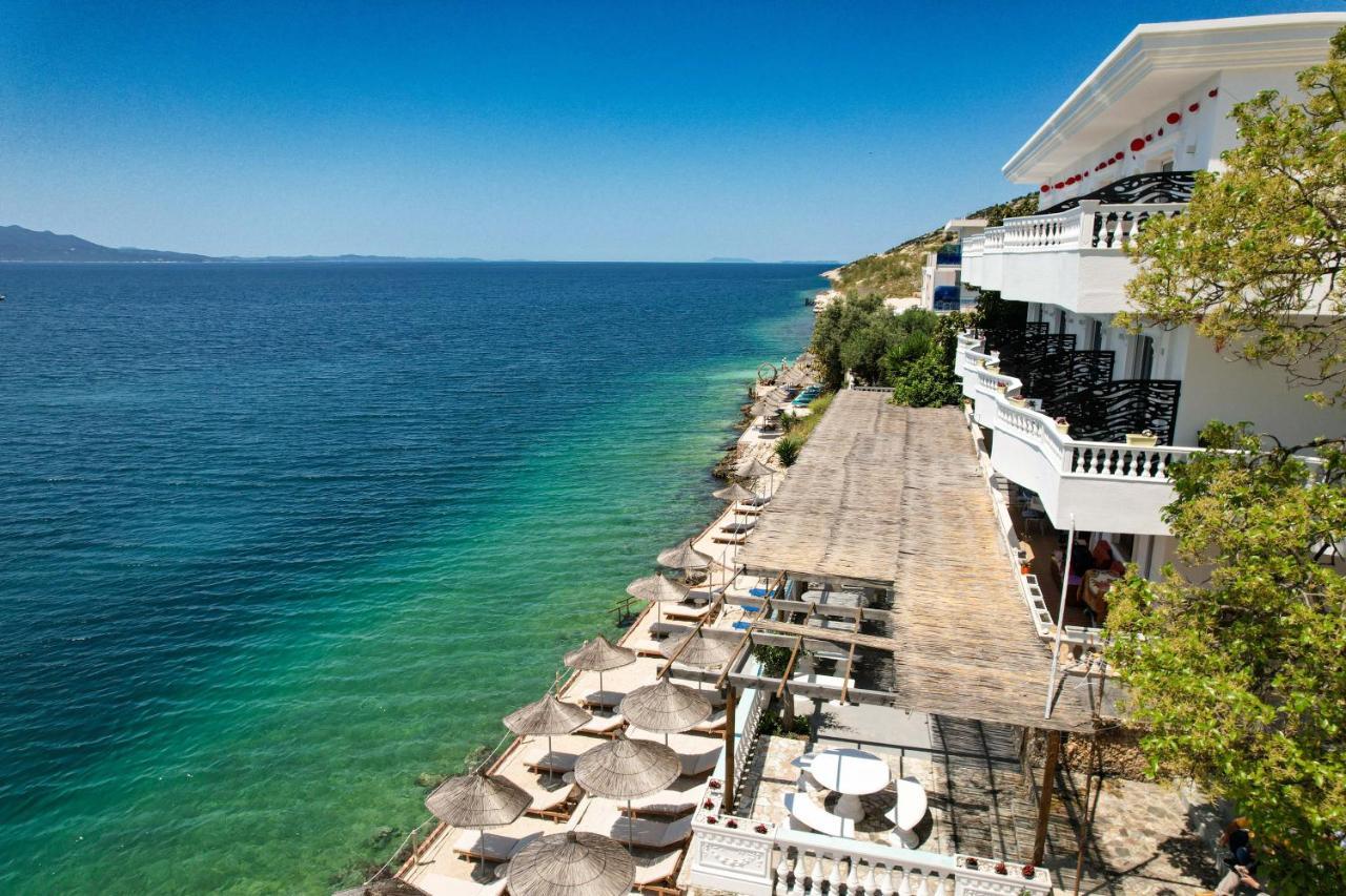 Luxury Villa Alisja Sarande With Private Beach Екстериор снимка